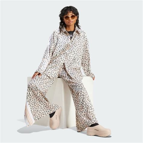 adidas originals leopard luxe wide leg adibreak tracksuit bottoms|Women's Track Suit Bottoms .